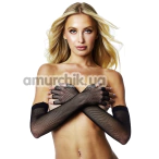 Перчатки Baci Fingerless Fishnet Opera Glove, черные - Фото №1