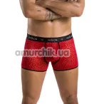 Мужские трусы-шорты Passion Free Your Senses Short Parker 046, красные - Фото №1