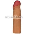 Насадка на пенис Revolutionary Silicone Nature Extender 2, телесная - Фото №1