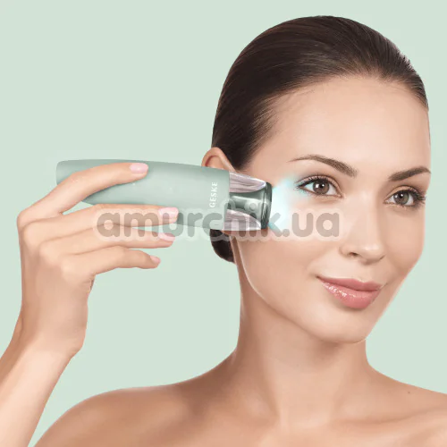 Микротоковый LED-излучатель для восстановления кожи лица Geske Anti-Aging Skin Renewer 9 in 1, зеленый
