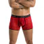 Мужские трусы-шорты Passion Free Your Senses Short Parker 046, красные - Фото №1