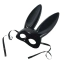 Маска зайчика Roomfun Rabbit Mask, черная - Фото №1
