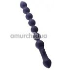 Анальний ланцюжок Loveshop Silicone Anal Beads двостороння, синя - Фото №1