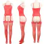 Комбинезон Star Night Open Net Top Bodystocking, красный - Фото №4