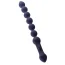 Анальний ланцюжок Loveshop Silicone Anal Beads двостороння, синя - Фото №1