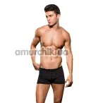 Трусы мужские Microfiber Striped Low-Rise Boxer, черные - Фото №1