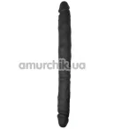 Двокінцевий фалоімітатор Easy Toys Double Ended Dildo 30 см, чорний - Фото №1