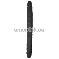 Двокінцевий фалоімітатор Easy Toys Double Ended Dildo 30 см, чорний - Фото №1