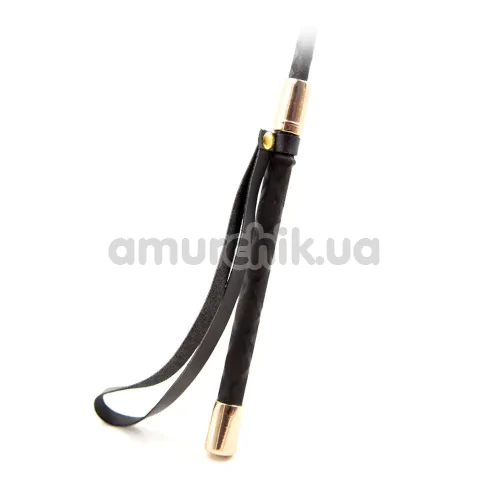Стек DS Fetish Leather Long, черно-золотой