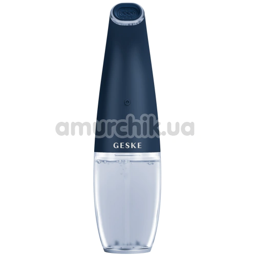 Устройство для очищения кожи лица Geske Aqua-Stream Face Cleanser 8 in 1, темно-синее - Фото №1