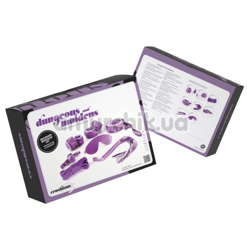 Бондажный набор Crushious Dungeons & Maidens, фиолетовый