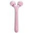 Ультразвуковой массажер для лица Geske Sonic Facial Roller 4 in 1, светло-розовый - Фото №1