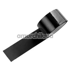 Бондажная лента Fantasy Fetish Black Tape 15 м, черная - Фото №1