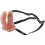 Подвійний страпон Lovetoy Unisex Hollow Double Penetrator 6, тілесний - Фото №3