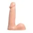 Фаллоимитатор Basix Rubber Works Dong Flesh, 15.2 см телесный - Фото №1