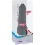 Вибратор с пупырышками Mini Silicone Classic 15.5 см, черный - Фото №3