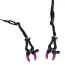 Трусики-стринги с зажимами для половых губ Bad Kitty Naughty Toys Pearl String with Silicone Clamps - Фото №5