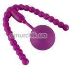 Вагінальний розширювач з тренажером Кегеля Intimate Spreader Pussy Gym, фіолетовий - Фото №1
