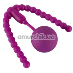 Вагинальный расширитель с тренажером Кегеля Intimate Spreader Pussy Gym, фиолетовый - Фото №1