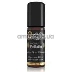 Блиск для губ з ефектом вібрації Orgie Electric Fellatio A Brazilian Experience, 10 мл - Фото №1