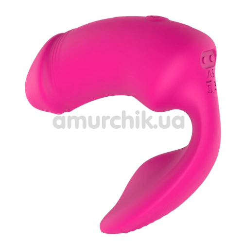 Вибратор для точки G и клитора Essentials Remote Duo Pleaser, розовый