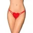 Трусики-стринги с сердечком G-String 2480, красные - Фото №1