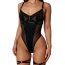 Боді Star Night Going Out Mesh Teddy, чорне - Фото №5