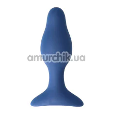 Анальна пробка з вібрацією Virgite Remote Controlled Anal Plug E5, синя - Фото №1