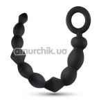 Анальная цепочка Anal Adventures Platinum Beginner Anal Beads, черная - Фото №1