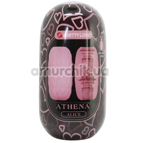 Мастурбатор Pretty Love Athena Alice, розовый