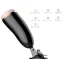 Мастурбатор с вибрацией Foxshow Vibrating Masturbation Cup, черный - Фото №3