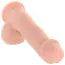 Вибратор с ротацией и подогревом Adam & Eve Adam's Warming Rotating Power Boost Dildo, телесный - Фото №5