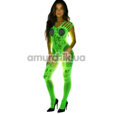 Комбинезон Star Night Glow Net Bodystocking, белый - Фото №1