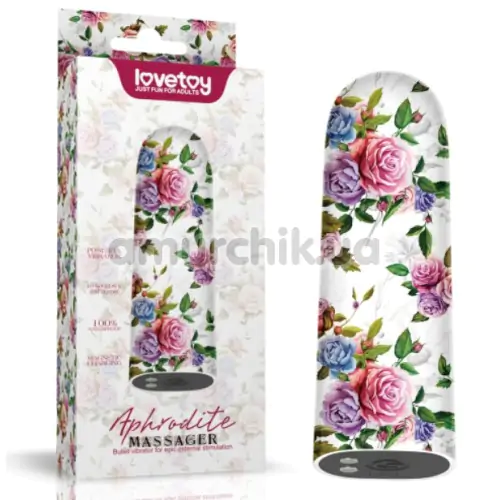 Кліторальний вібратор Aphrodite Massager, білий
