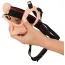 Полый страпон Vibrating Strap-on Silicone Sleeve, телесный - Фото №5