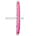 Двокінцевий фалоімітатор B Yours 14 Inch Double Dildo, рожевий - Фото №1