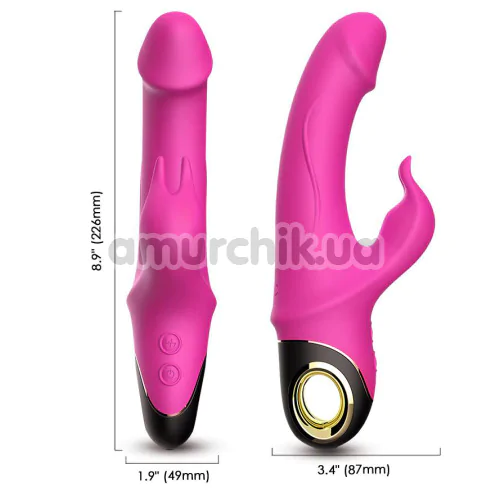 Вібратор Rabbit Vibrator Meteror, рожевий
