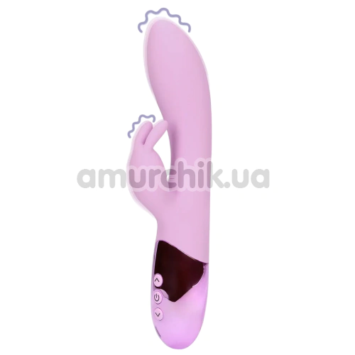 Вібратор Loveline Ultra Soft Silicone Rabbit Vibrator, бузковий