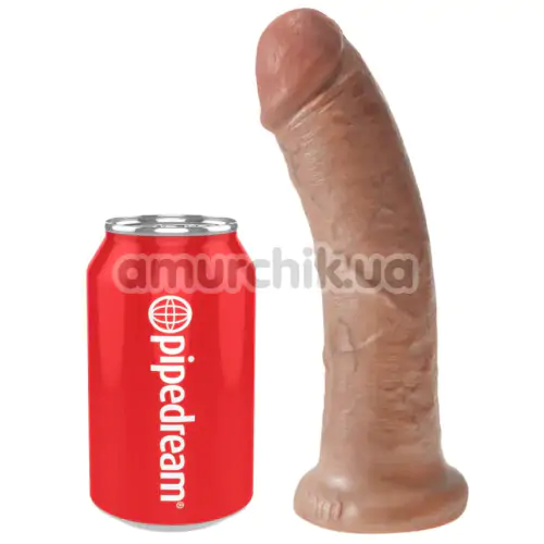 Фалоімітатор King Cock, 20.3 см світло-коричневий