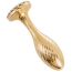 Анальная пробка Lockink Sevanda Pearl Pear-Shape Anal Plug, золотая - Фото №4