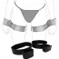 Фиксаторы для рук и ног Fetish Tentation Thigh And Wrist Straps, черные - Фото №4