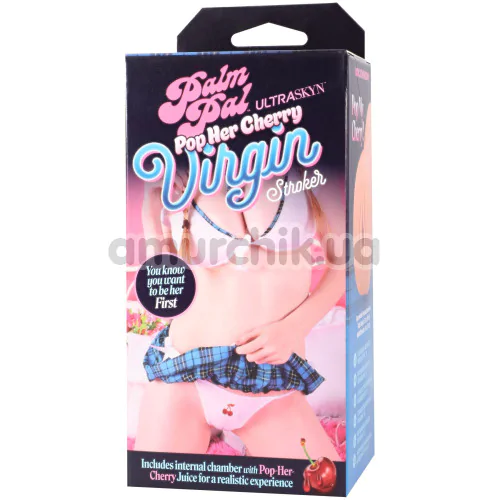 Штучна вагіна Palm Pal Pop Her Cherry Virgin Stroker, тілесна