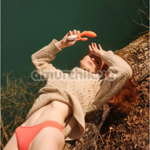 Вібратор Lelo Ina 3 Coral (Лело Іна 3), помаранчевий