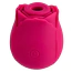 Симулятор орального сексу для жінок з вібрацією Boss Series Rose Massager, бордовий - Фото №1