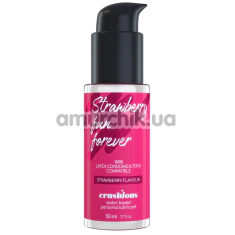 Оральный лубрикант Crushious Strawberry Fun Forever Strawberry Flavour - клубника, 50 мл - Фото №1