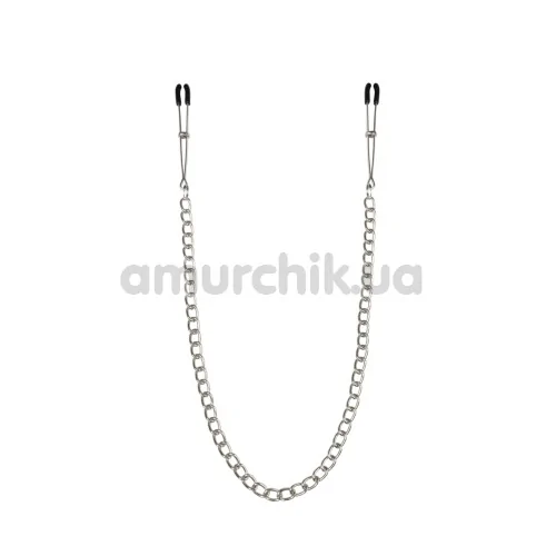 Зажимы для сосков Feral Feelings Nipple Clamps Chain Thin, серебряные