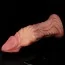 Фалоімітатор Dual-Layered Silicone Nature Cock LV411017, коричневий - Фото №15
