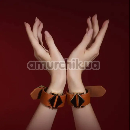 Фіксатори для рук і ніг Lockink Wristcuffs / Anklecuffs Set, коричневі