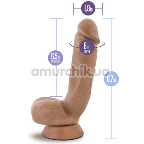 Фалоімітатор Au Naturel Macho, коричневий