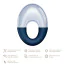 Массажер для глаз Geske Cool & Warm Eye Massager 7 in 1, синий - Фото №6